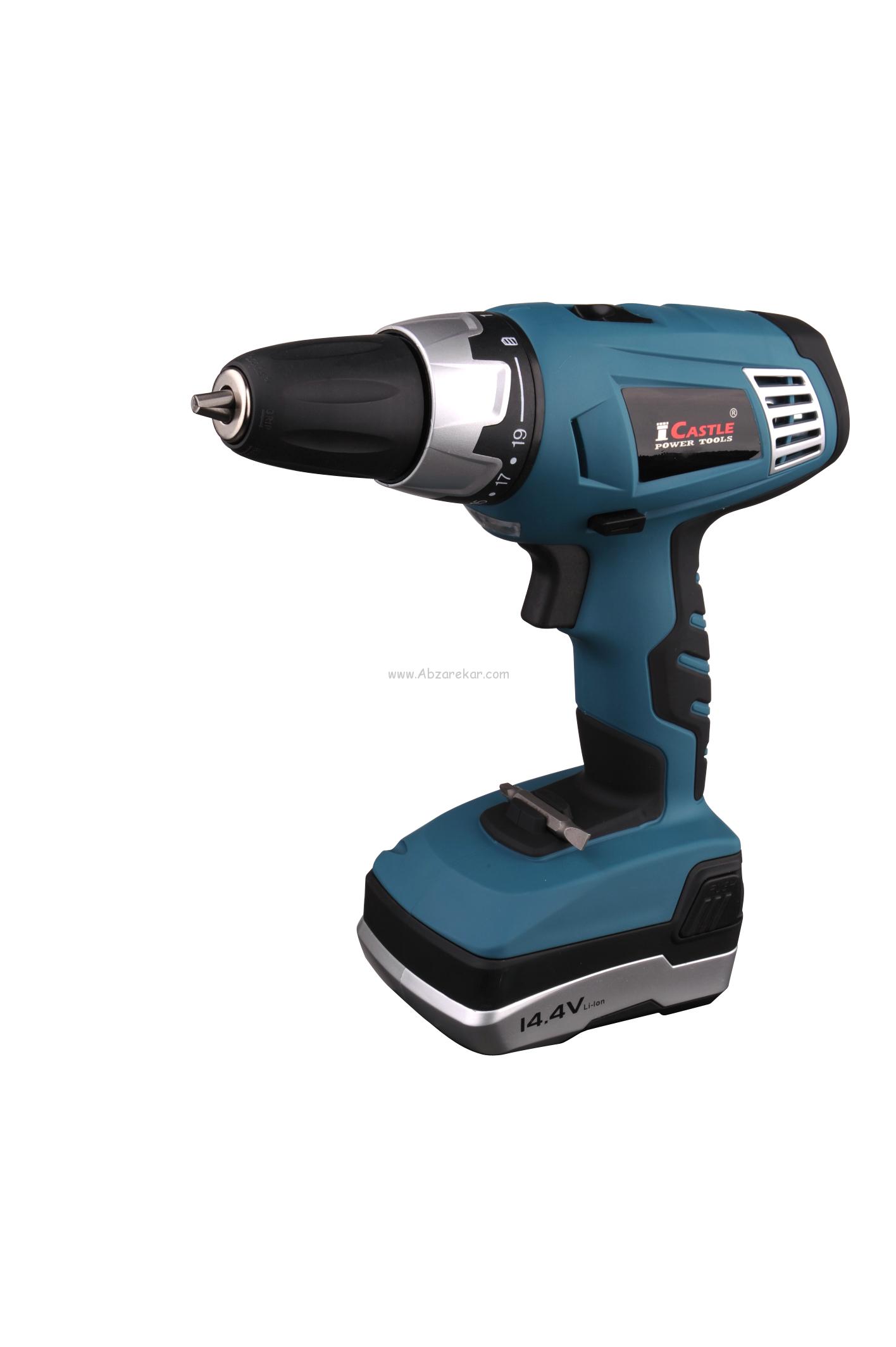 دریل پیچ گوشتی شارژی 14.4 ولت کستل - کستل