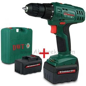 دریل شارژی 12 ولت دی دبلیو تی - دی دبلیو تی