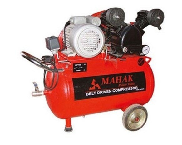 کمپرسور 100 لیتری تک فاز دو سیلندر محک مدل AP-101 - محک