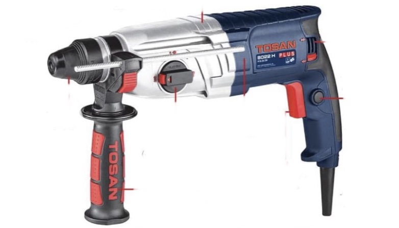 بتن کن 2 کیلویی توسن مدل 8022H - توسن