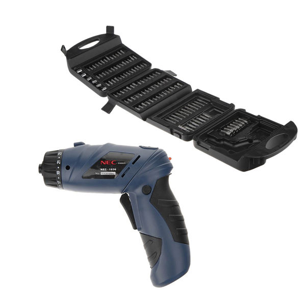 پیچ گوشتی شارژی 3-6 ولت ان ای سی مدل 1636 - ان ای سی