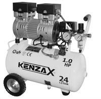 کمپرسور باد 24لیتری سایلنت کنزاکس مدل KSC-5425 - Kenzax